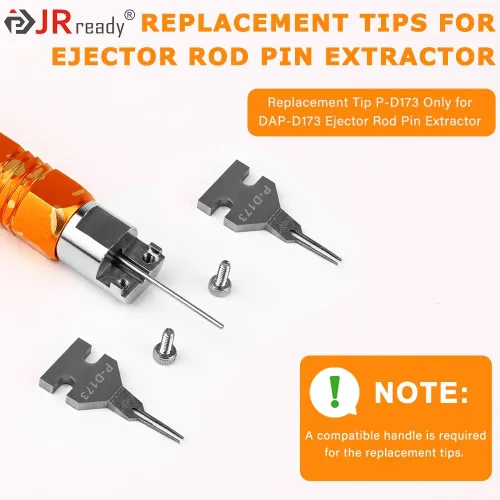 Miniatura 2 de JRready ST5281 2PCS P-D173 Puntas de repuesto para DAP-D173 Extractor de pasador de varilla expulsor-Terminal Accesorios de herramienta