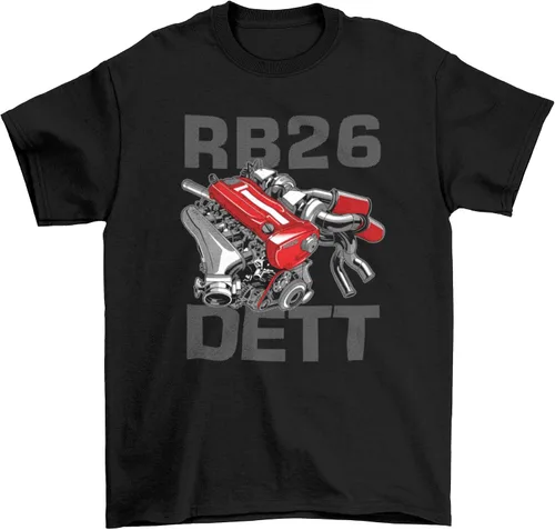 Miniatura 9 de GTR Skyline R32 R33 R34 R35 Import Camiseta de carreras japonesas Regalo de manga corta de coche de carreras para entusiastas del automóvil