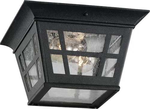 Miniatura 3 de Sea Gull Lighting 60131-12 Herrington linterna colgante al aire libre accesorio exterior, uno - luz, negro