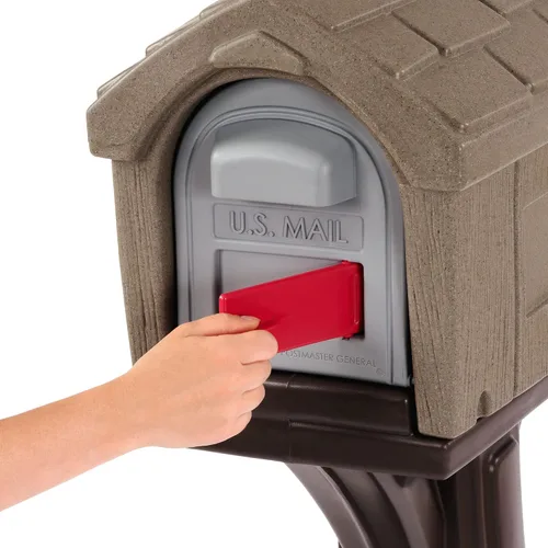 Miniatura 7 de Buzón fácil para el hogar, arenisca, fabricado en los Estados Unidos