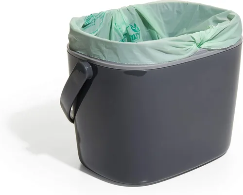 Miniatura 13 de OXO Good Grips - Contenedor de compost fácil de limpiar, carbón (1,75 galones)