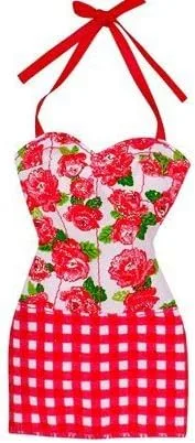 Barbie Fashionistas Clothing Falda a cuadros de moda / Camiseta sin mangas floral por Mattel
