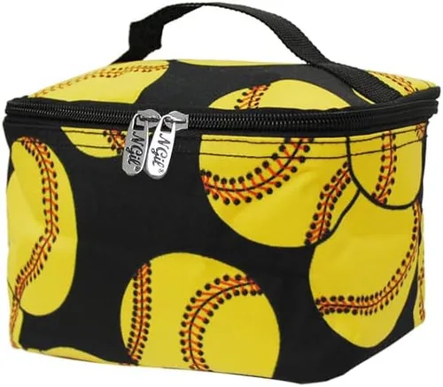 Miniatura 51 de NGIL Bolsa de cosméticos de viaje, bolsa organizadora de maquillaje para mujeres y niñas, Azul Rey Diamantina, Casual