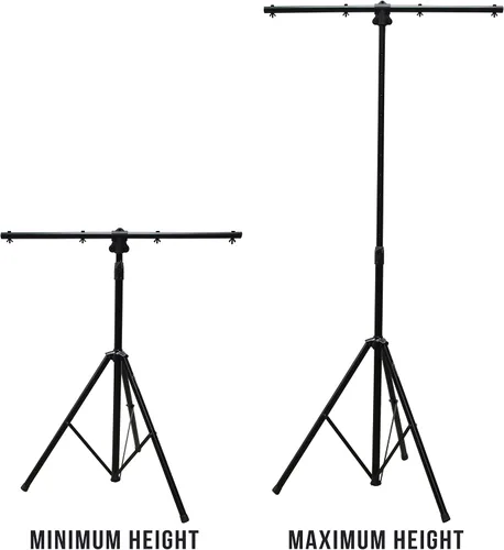 Miniatura 4 de Harmony Audio HA-TBARA Pro Audio DJ Trípode de iluminación y soporte de luz en T con cojín de freno de aire