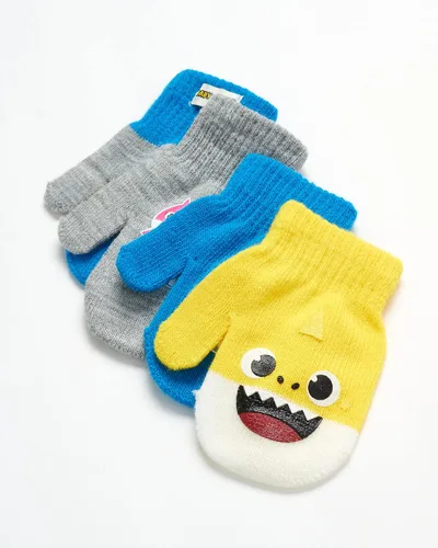 Miniatura 3 de Nickelodeon Guantes de tiburón para bebé, paquete de 4 guantes de invierno o manoplas (2-7)