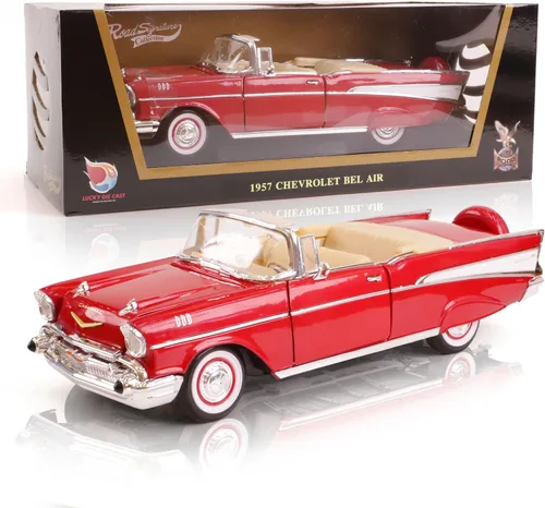 Miniatura 16 de 1948 Tucker Torpedo Escala 1/18 Modelo de Metal Fundido a Presión Premium Colección Clásica Vintage de Aleación de Coches con Vitrina, para Hombres