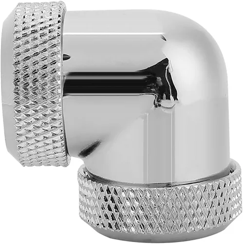 Miniatura 9 de Adaptador extensor G1/4 macho a hembra, tubo G1/4 PETG de 0.630 in OD de 90 grados de enfriamiento de ajuste de compresión doble, mejora el ajuste