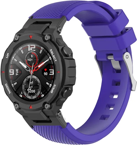 Miniatura 7 de Correas de repuesto para reloj Amazfit T-Rex para mujeres y hombres, correas de repuesto ajustables de silicona deportiva para Amazfit T-Rex A1918