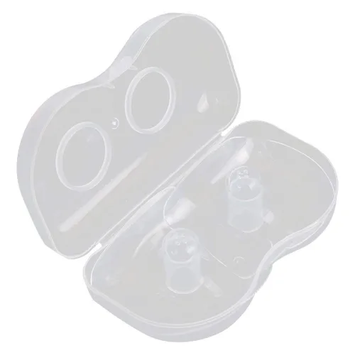 Miniatura 6 de 2 pares de pezones correctores de pezones para pezones planos invertidos para lactancia materna recién nacida bebé madre o mujeres chupan el pecho