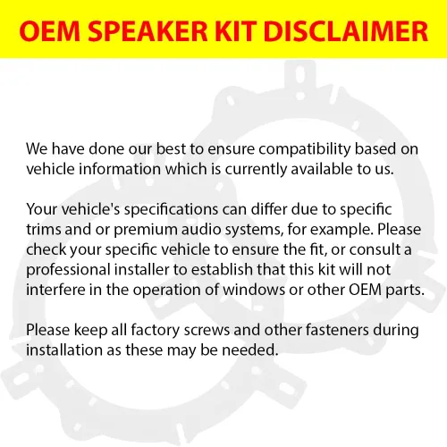 Miniatura 6 de KICKER Altavoces de 6.5 pulgadas para Ford F-150 2015-2024 Kit de actualización - Par de series CS con adaptadores y arnés, coaxial 6 1/2 altavoz