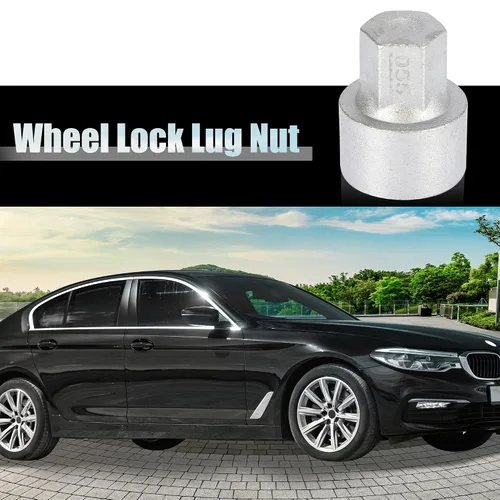 Miniatura 10 de X AUTOHAUX 041 Llave de bloqueo de rueda de coche Tuerca antirrobo Tuerca de extracción de tornillo Llave de bloqueo de rueda para BMW 3 5 7 Series