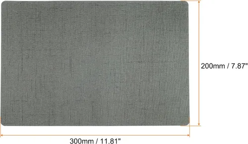 Miniatura 2 de HARFINGTON 2 parches de reparación de tela de 7.8 x 11.8 pulgadas, parche autoadhesivo de lino fino para sofá, ropa, cojín, almohada, gris y verde