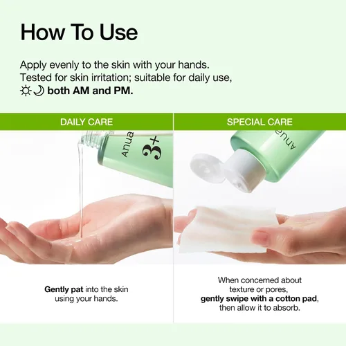 Miniatura 8 de Anua Tónico aclarante de ácido azelaico 3 CICA, tónico facial exfoliante diario con salicílico, para calmar y claridad de la piel, cuidado de sebo