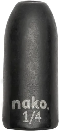 Miniatura 5 de Nako - Pesas de bala de tungsteno para pesca, de 1/32 oz a 3/4 oz, color calabaza negra y verde sin astillas, pesas de pesca para aparejo de Texas