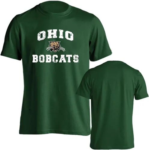 Miniatura 17 de Sport Your Gear NCAA Camiseta de manga corta retro con licencia oficial de aspecto desgastado para el día del juego, camiseta de espíritu deportivo