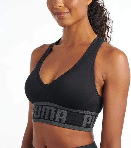 Miniatura 3 de PUMA - Brasier deportivo sin costuras para mujer