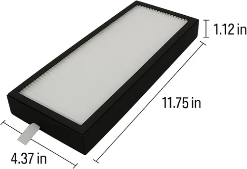 Miniatura 2 de Nispira AH60010 Filtro HEPA de repuesto para purificador de aire Hoover WH10100 WH10200 Oreck AK60010QPC WK17001QPC WK17004QPC WK17003QPC