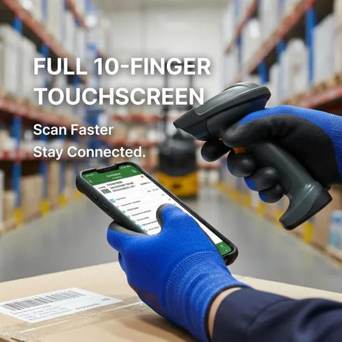 Miniatura 5 de DEX FIT Nitrile Work Gloves FN330,Stretch Fit, Touchscreen, Power Grip in Wet & Oily Conditions, Men & Women