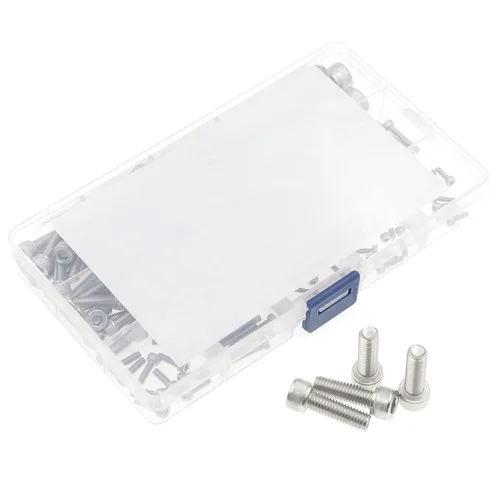 Miniatura 7 de Kit surtido de tornillos de cabeza hexagonal de acero inoxidable M2.5 M3 M4 M5 M6 M8 304 M2.5 M3 M4 M5 M6 M8
