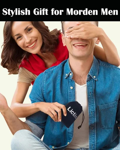Miniatura 7 de Lictin Gemelos para hombre, gemelos para hombre, juego de gemelos de esmoquin de acero inoxidable, joyas para hombres o accesorios para negocios