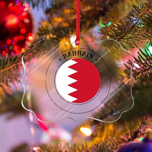 Miniatura 20 de Decoraciones para árbol de Navidad de Bangladesh, adornos de bandera nacional de Bangladesh para árbol de Navidad, regalo de recuerdo de país