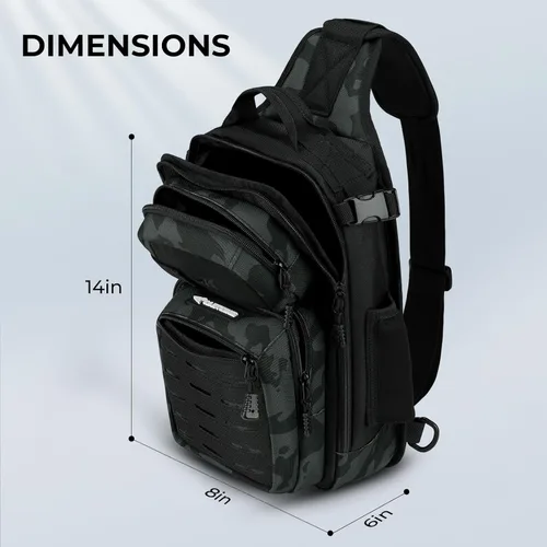 Miniatura 3 de KastKing BlowBak - Bolsa táctica para aparejos de pesca, mochila de pesca ligera, almacenamiento para equipo y equipo, regalo para hombres B