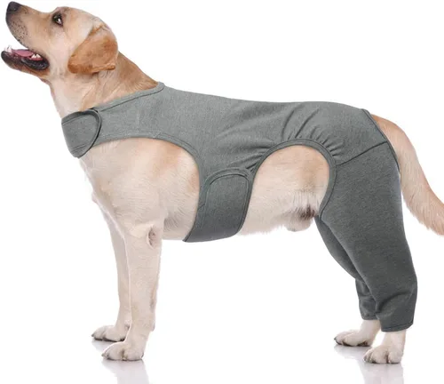 Miniatura 20 de ROZKITCH Manga para Pata Trasera de Perro para Pata Derecha e Izquierda, Protector de Codo Ajustable para Mascotas que Previene Lamer Heridas, Manga