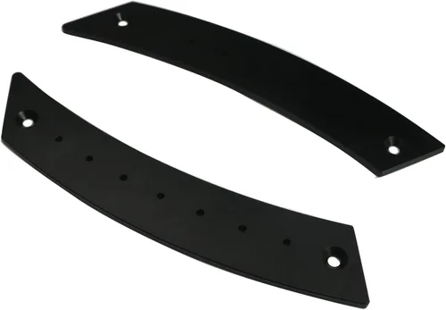 Miniatura 2 de Juego de manijas para panel de puerta compatible con Beetle 1998-2010 de grado aeronáutico de aluminio negro, 2 manijas con 4 tornillos