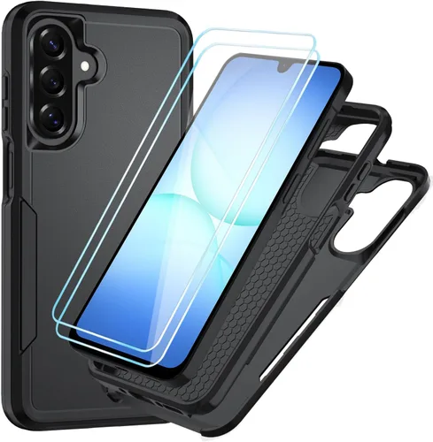 Miniatura 40 de Funda para Samsung Galaxy A15 5G con protector de pantalla HD [protección contra caídas de grado militar] Protección de cuerpo completo resistente a