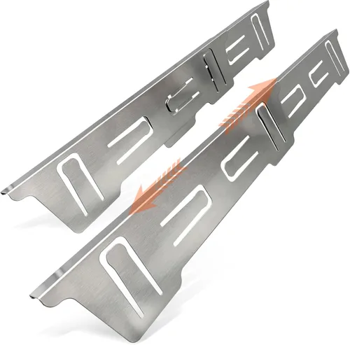 Miniatura 12 de Paquete de 2 cubiertas expandibles de acero inoxidable para huecos de estufa (13.8"-27.6"), retráctiles para llenar el espacio entre la estufa