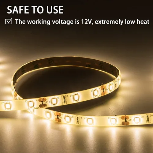 Miniatura 2 de Unidades de tiras de luz LED a prueba de agua, SMD 2835 LEDs 12V, Tiras de luz de cinta LED de 12V