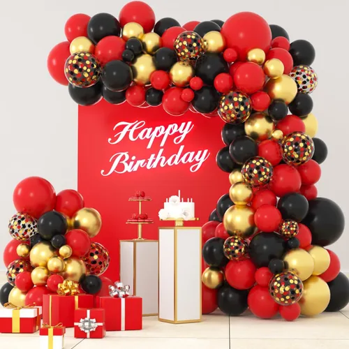 Miniatura 12 de Kit de arco de guirnalda de globos rojos y azules, azul marino, azul oscuro, globos rojos, globos neutros rubor, para cumpleaños, boda, aniversario