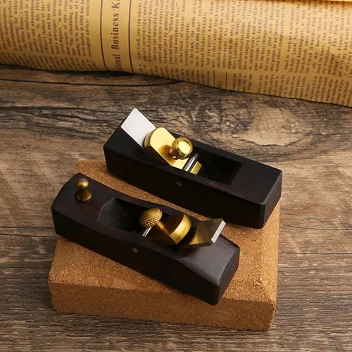 Miniatura 7 de Mini cepilladora de madera - Cepilladora manual de 3.2 pulgadas para carpintería, plano de corte de madera de fondo plano, plano de mano de bloque