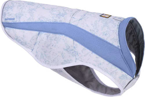 Miniatura 9 de Ruffwear, Swamp Cooler - Chaleco para perro, enfriamiento evaporativo para climas cálidos, compatible con la mayoría de arneses, azul biolumina