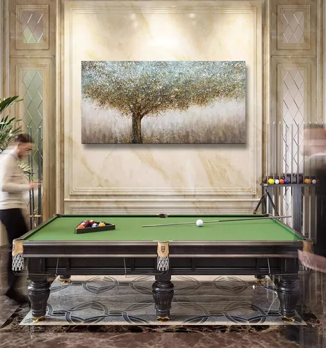 Miniatura 6 de Tiancheng Arte de lienzo abstracto de 30 x 60 pulgadas, pintura al óleo 100% pintada a mano, piezas de arte de pared enmarcadas, pinturas de lienzo