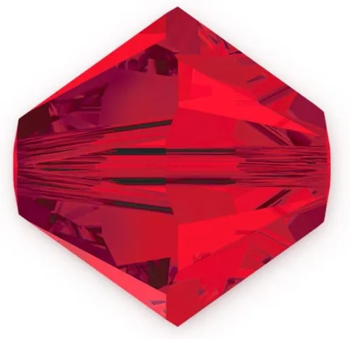 Miniatura 56 de 100 piezas auténticas Preciosa de 3 mm (0,12 pulgadas) cuentas sueltas de cristal bicono facetado pequeño amatista púrpura compatibles con cristales