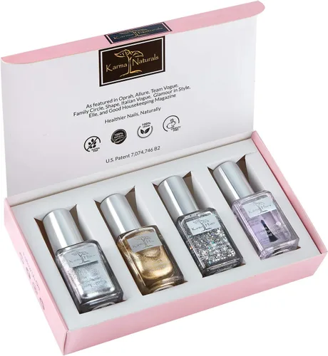 karma organic Hermoso juego de esmaltes de uñas naturales, no tóxico, pintura de uñas vegana y libre de crueldad animal