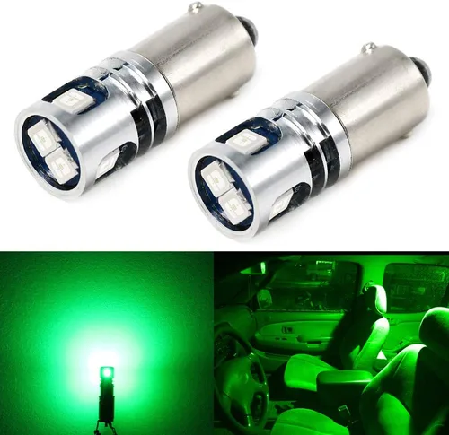 Miniatura 12 de PHINLION BA9S 1889 bombilla LED amarilla ámbar súper brillante 53 57 1895 3893 12929 T4W H5W H10W 12V bombillas LED no polarizadas para lectura