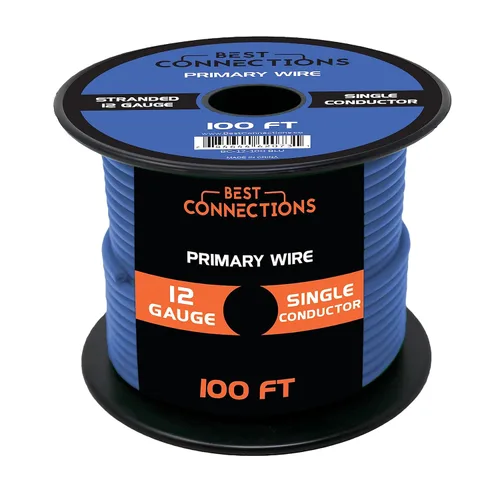 Miniatura 41 de BEST CONNECTIONS Cable primario automotriz – 100 pies (varias opciones de color) Ideal para remolques, altavoces y circuitos de iluminación Verde