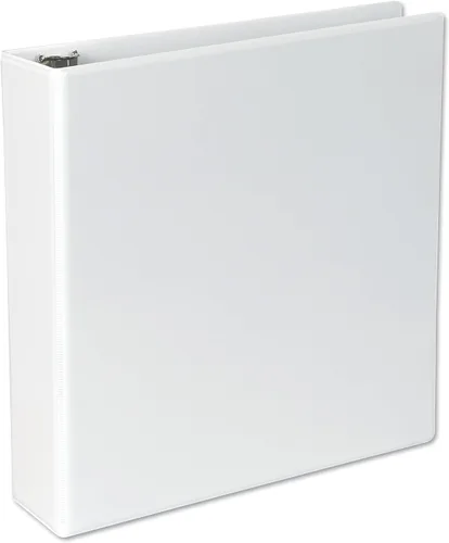 Miniatura 9 de Economy - Carpeta de vinilo con anilla en D, capacidad de 2 pulgadas, color blanco