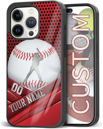 Miniatura 22 de Fundas de teléfono personalizadas con nombre, diseño vintage con textura de metal para iPhone 6, 7, 8, 11, 12, 13, 14, 15, 16, 17 Pro Max Plus Mini