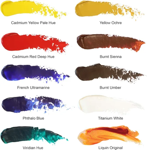 Miniatura 4 de Juego de 6 tubos de pintura al óleo Winsor & Newton, 0.71 fl oz