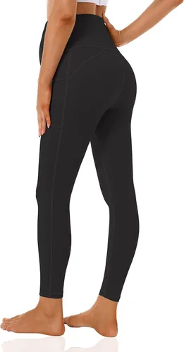 Miniatura 4 de V VOCNI Leggings de maternidad para mujer, sobre el vientre, leggings para embarazadas, entrenamiento, descanso, pantalones de embarazo