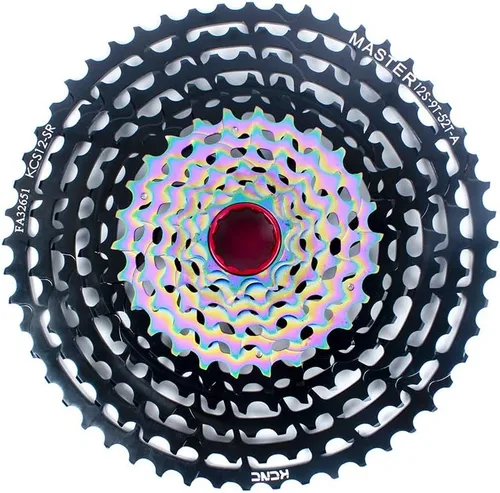 Miniatura 9 de KCNC Mountain E-Bike Cassette de bicicleta 12 velocidades 9-52T para Sram XD Eagle XX1/XO1/GX 12s Uso más ligero solo 11.53 oz (negro)