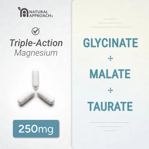 Miniatura 3 de Complejo de Magnesio de Alta Absorción con Glicinato, Malato y Taurato - Suplemento Premium de Magnesio para el Sueño, Relajación, Calambres