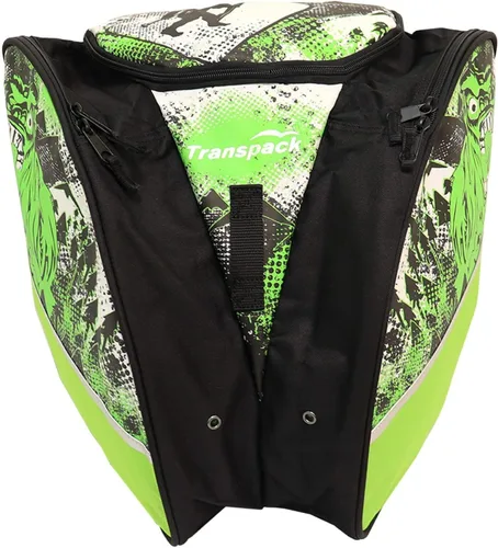 Miniatura 12 de TRANSPACK Edge Junior - Mochila para botas de esquí y snowboard, resistente al agua, 33 L, bolsa de mochila Blanco (White Snowflake)