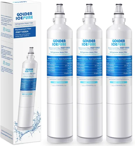 Miniatura 11 de GOLDEN ICEPURE Repuesto para LG LT600P, 4PACK, 469990, RFC1000A, WF300, FML-2 filtro de agua para refrigerador 5231JA2006B, LFX25961SB, LSC27931ST