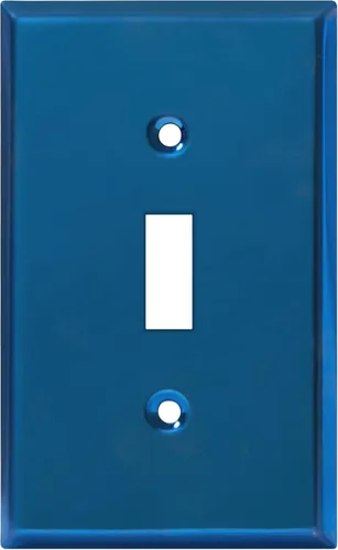 Miniatura 136 de ENERLITES Placa de Pared Metálica para Interruptor de Luz de Palanca, Acero Inoxidable 201, Resistente a la Corrosión, Tamaño Estándar 1-Gang 4.50