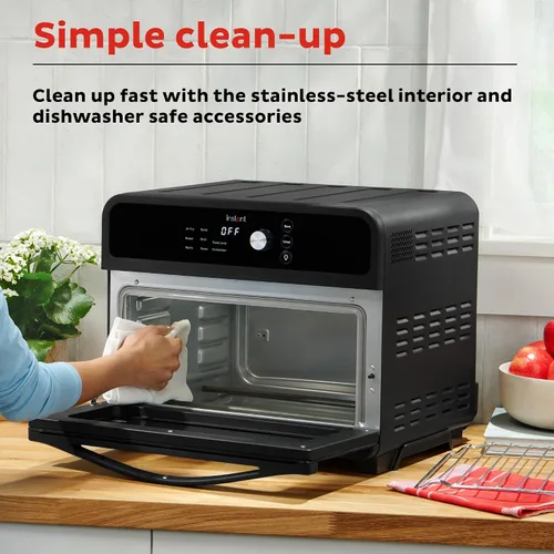 Miniatura 6 de Instant Pot Omni Horno Tostador Freidora de Aire de 19QT/18L, Funciones 7 en 1, Cabe Pizza de 12", Hace Crujiente, Asa, Hornea, Rostiza, Tuesta