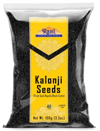 Miniatura 10 de Rani Kalonji (semillas negras, nigella sativa, comino negro) 80 onzas (5 libras) 5.0 lbs a granel ~ Todo natural Apto para gluten Sin OMG